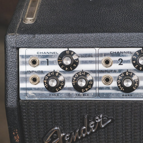 Fender 1974 Silverface PA 100 With Speakers And Footswitch - Used