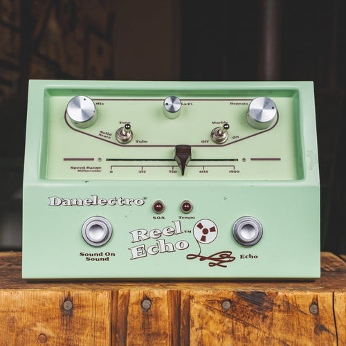 danelectro delay pedal Danelectro DTE-1 Reel Echo Tape Simulator With Box