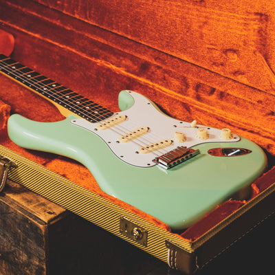 Fender 2015 Jeff Beck Artist Series Stratocaster, Surf Green With OHSC - Used