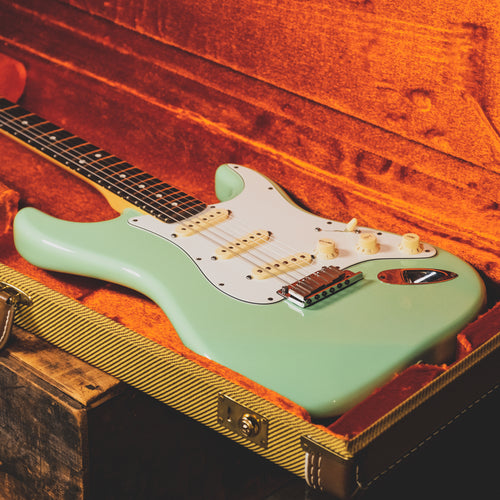 Fender 2015 Jeff Beck Artist Series Stratocaster, Surf Green With OHSC - Used