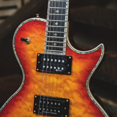 Fernandes 2000s Monterey Elite Cherry Sunburst With Sustainer - Used