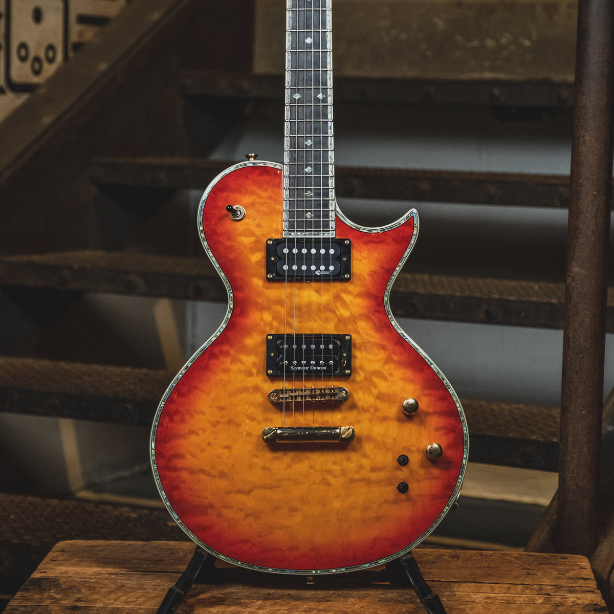 Fernandes 2000s Monterey Elite Cherry Sunburst With Sustainer - Used