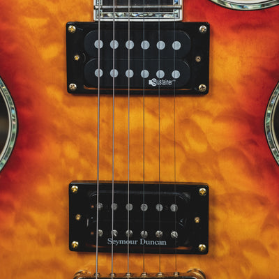 Fernandes 2000s Monterey Elite Cherry Sunburst With Sustainer - Used