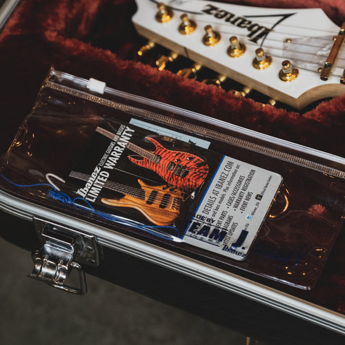 Ibanez 2013 Steve Vai Signature JEM7V-WH White With OHSC - Used