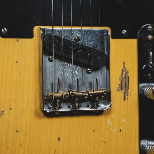 Fender Custom Shop 2020 70th Anniversary Broadcaster Electric Guitar, Heavy Relic, Butterscotch Blonde With OHSC - Used