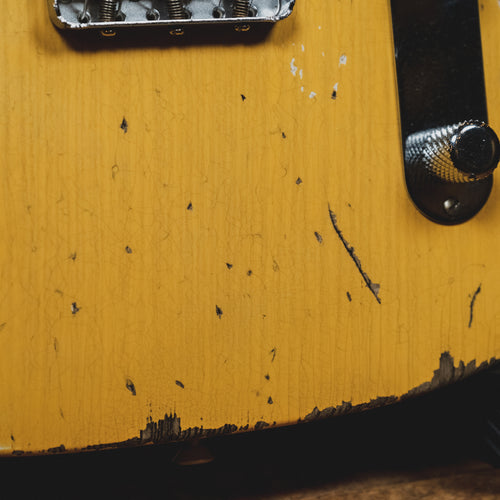 Fender Custom Shop 2020 70th Anniversary Broadcaster Electric Guitar, Heavy Relic, Butterscotch Blonde With OHSC - Used