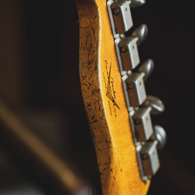 Fender Custom Shop 2020 70th Anniversary Broadcaster Electric Guitar, Heavy Relic, Butterscotch Blonde With OHSC - Used
