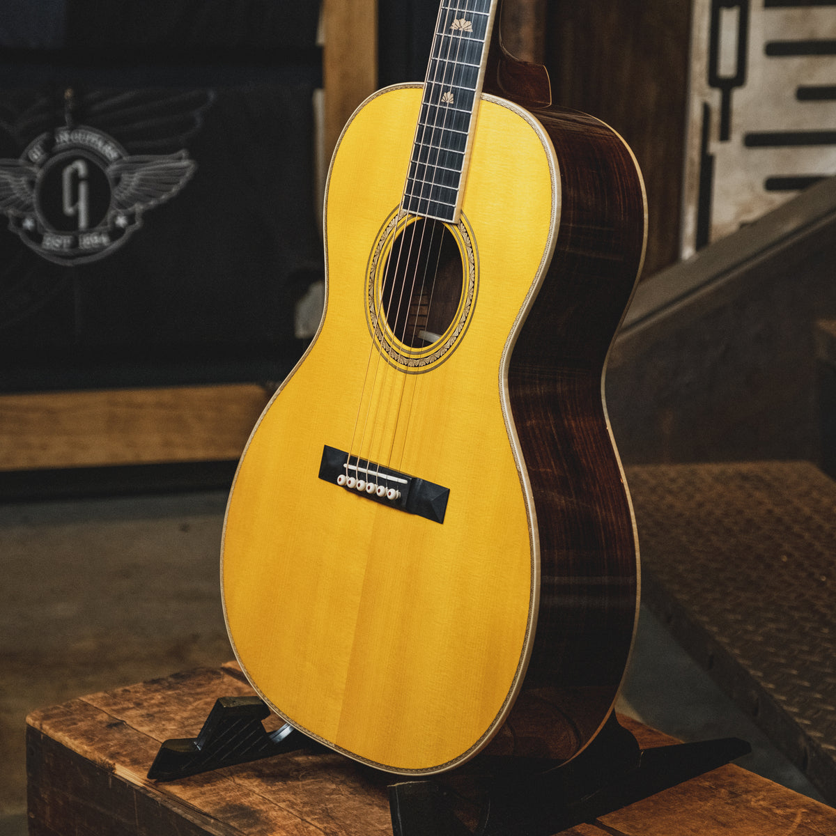 Martin Custom Shop Limited SS-00L Art Deco #29 Of 30 Adironack Spruce // Guatemalan Rosewood With OHSC - Used