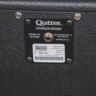 Quilter Micropro Mach 2 Combo With 1x12 Extension Cab And Slip Cover - Used