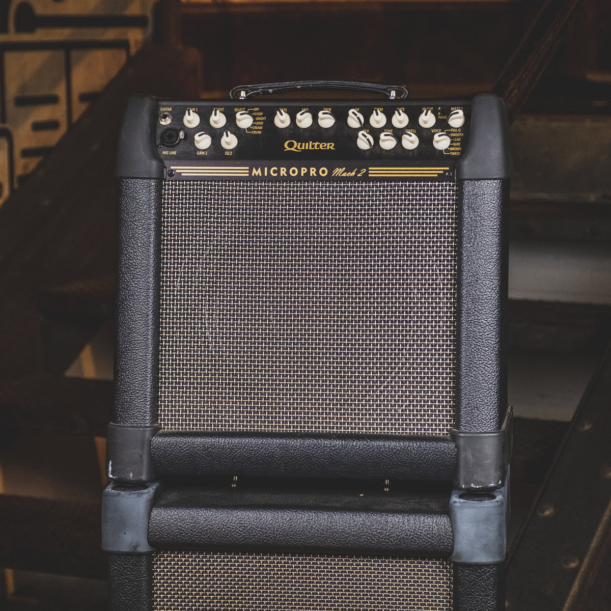 Quilter Micropro Mach 2 Combo With 1x12 Extension Cab And Slip Cover - Used