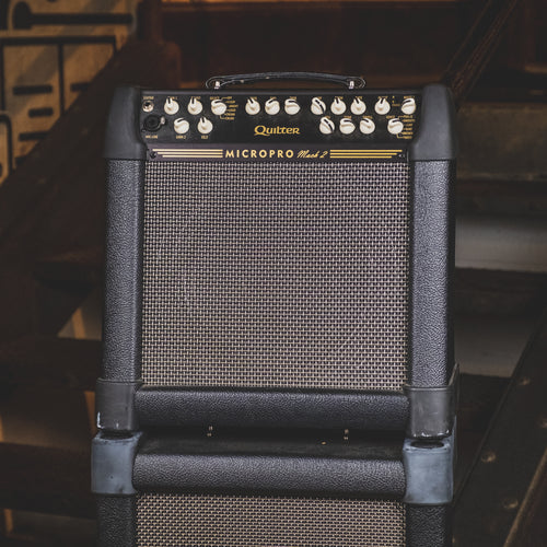 Quilter Micropro Mach 2 Combo With 1x12 Extension Cab And Slip Cover - Used