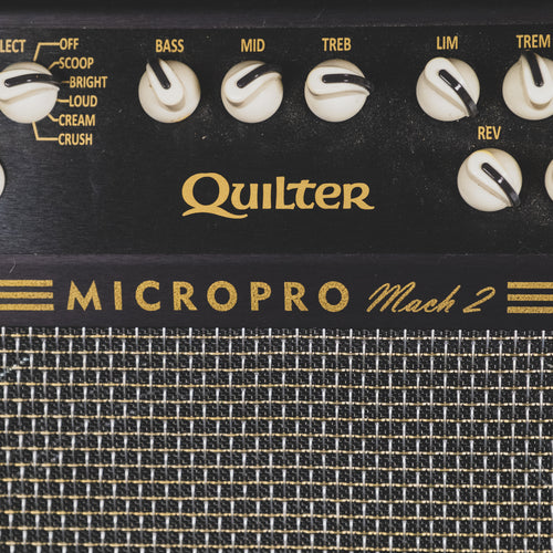 Quilter Micropro Mach 2 Combo With 1x12 Extension Cab And Slip Cover - Used