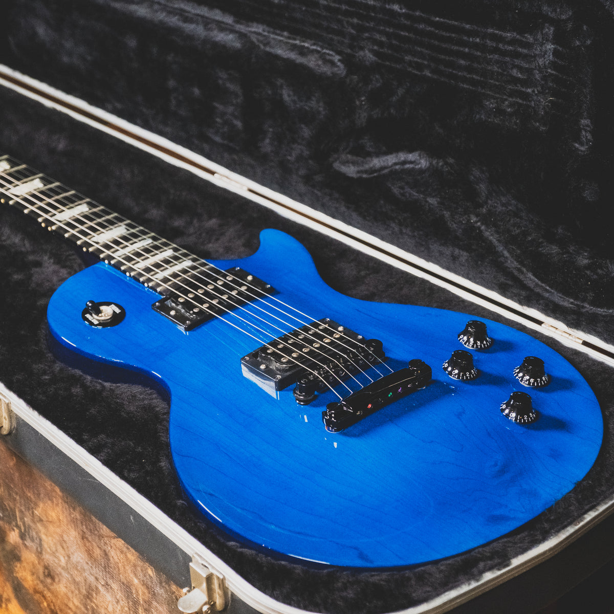 Gibson 1993 Les Paul Studio Lite Trans Blue With Hard Case - Used