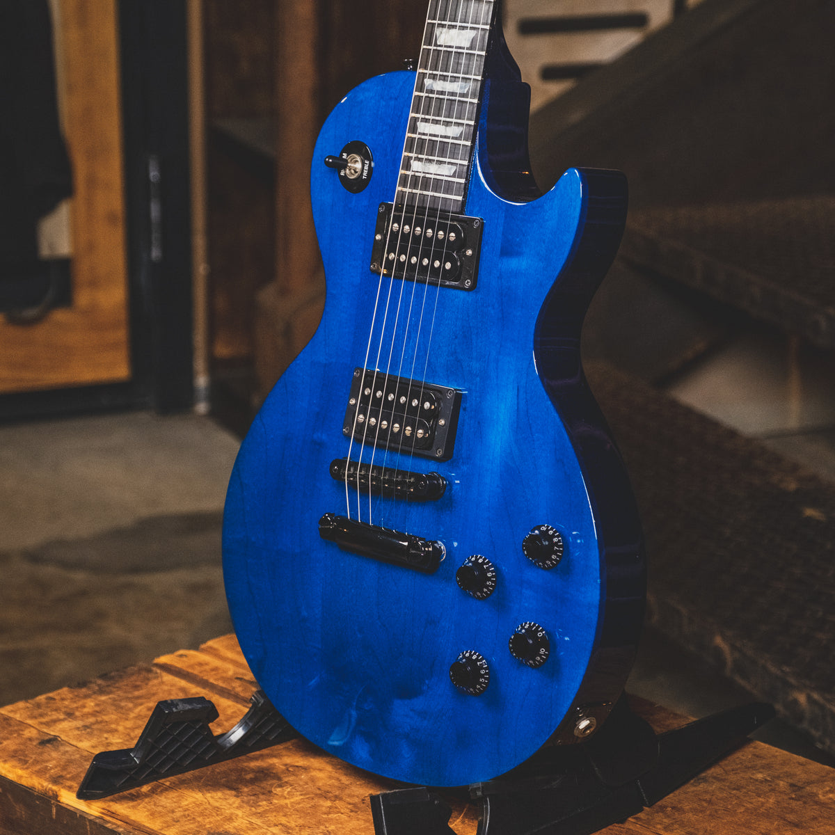Gibson 1993 Les Paul Studio Lite Trans Blue With Hard Case - Used