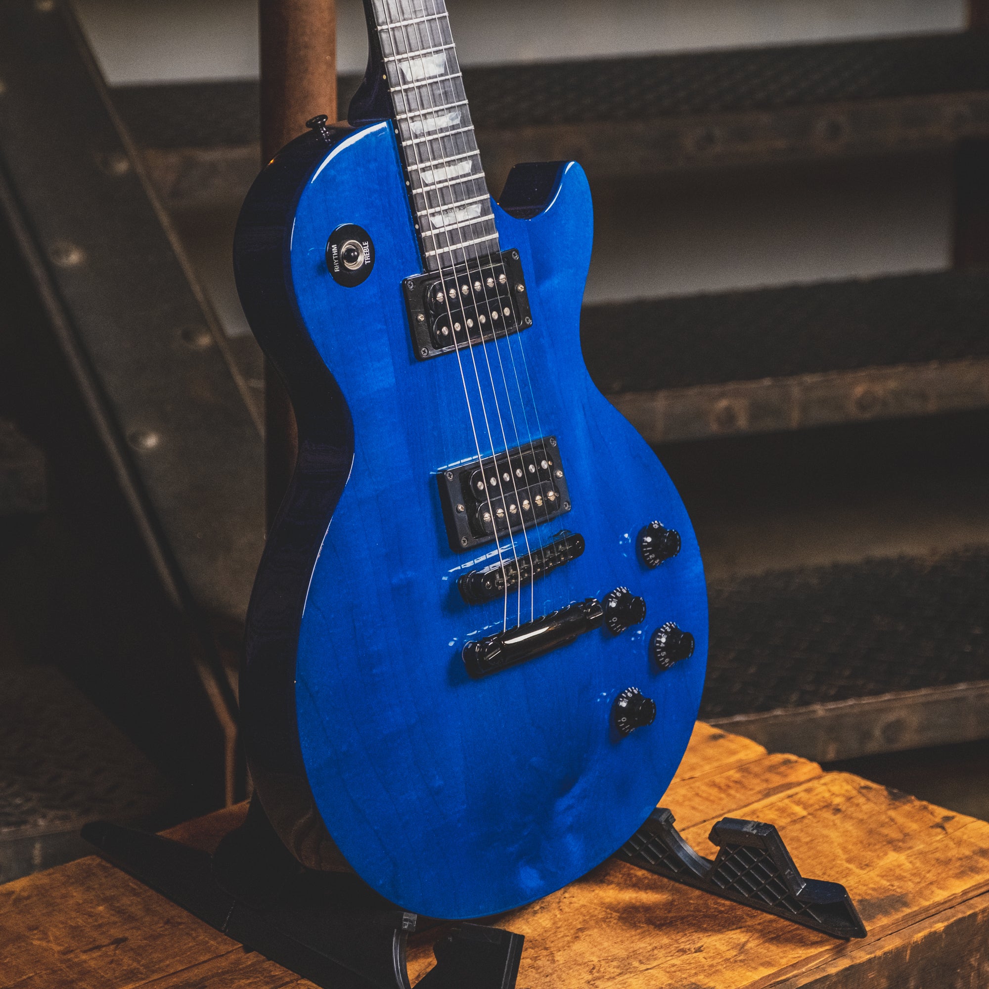Gibson 1993 Les Paul Studio Lite Trans Blue With Hard Case - Used
