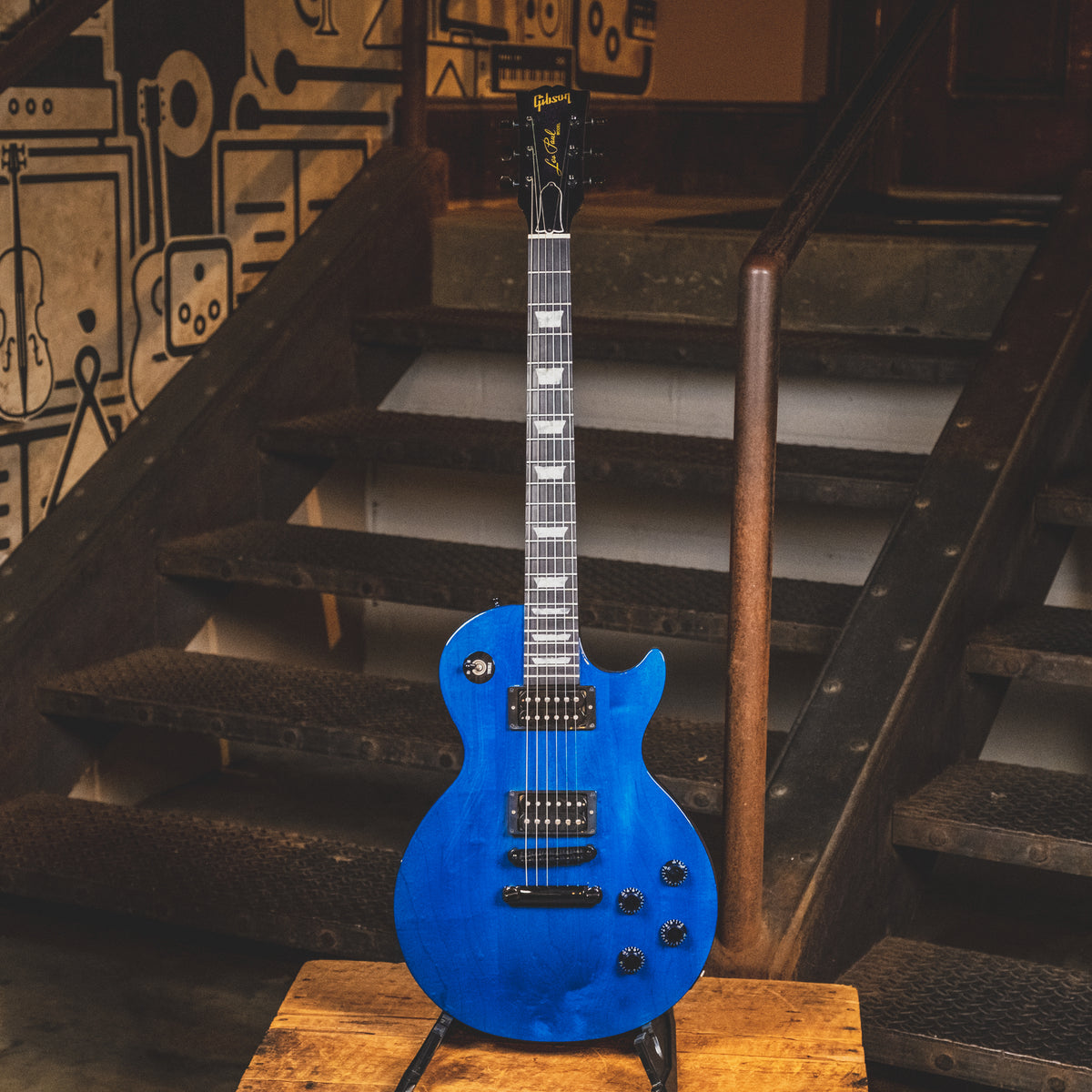 Gibson 1993 Les Paul Studio Lite Trans Blue With Hard Case - Used