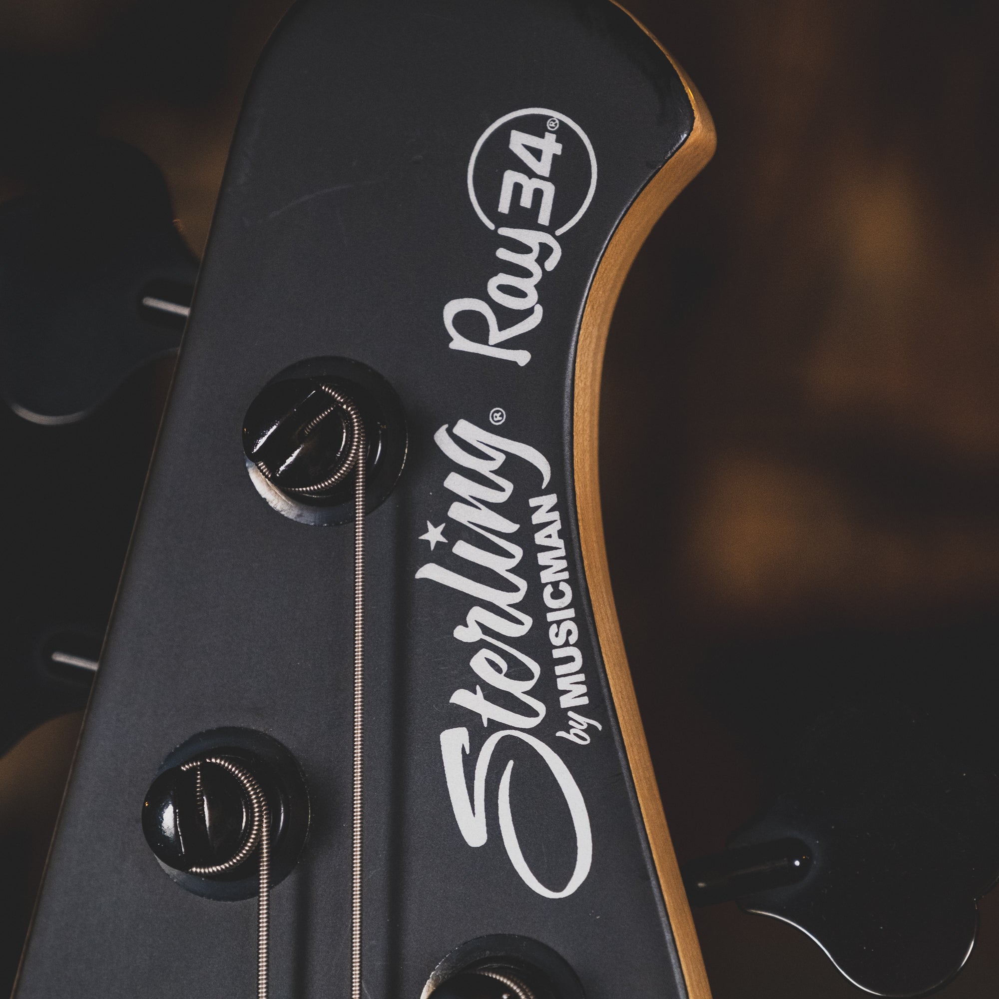 Music Man Sterling Ray34 Black With OGB - Used – Russo Music