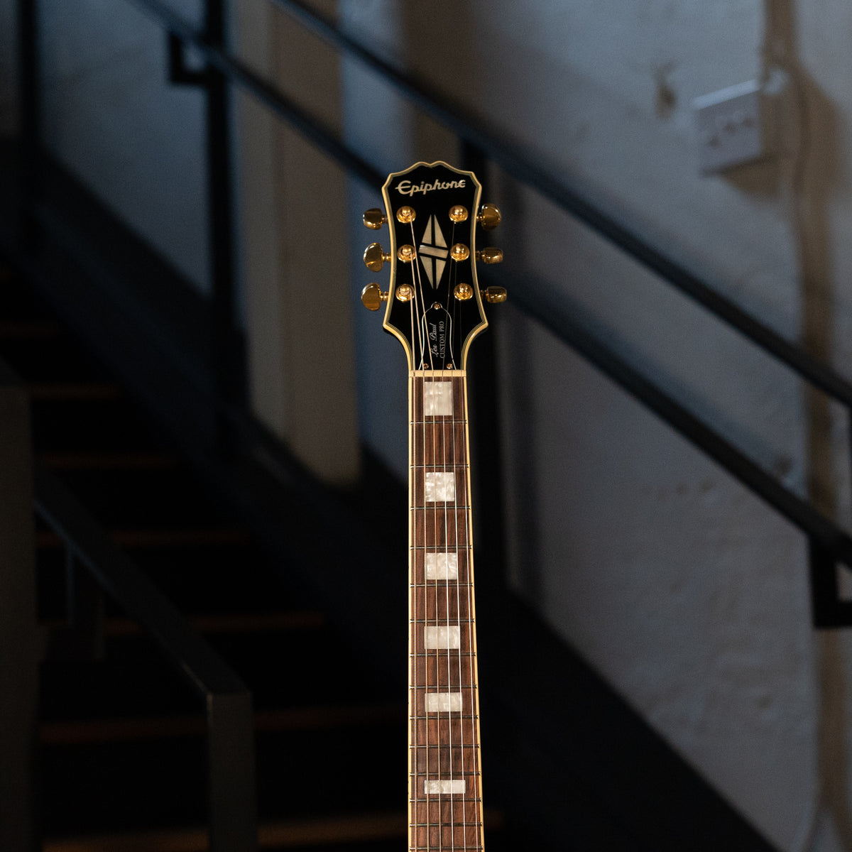 Epiphone 2015 Les Paul Custom Pro Ebony With OHSC - Used