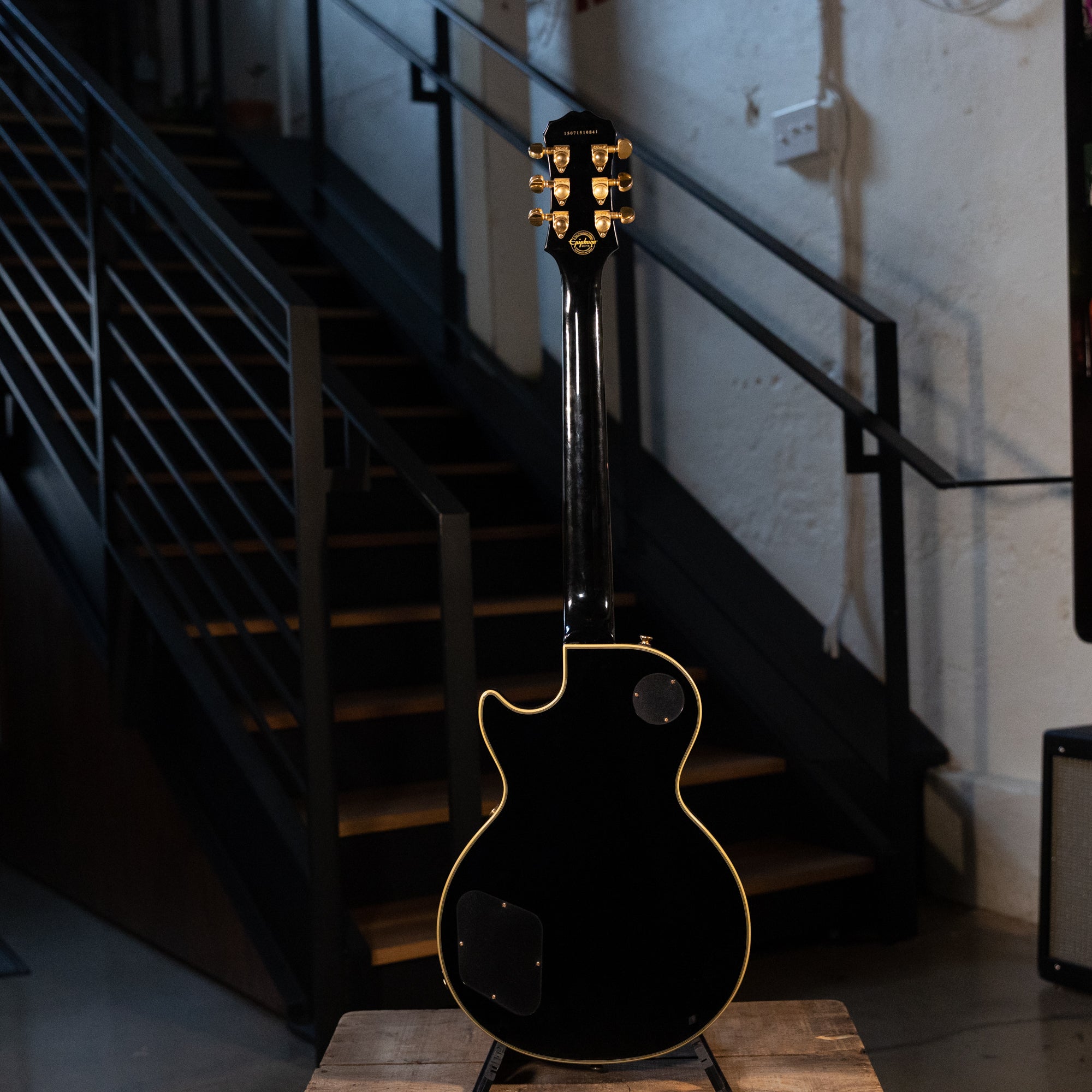 Epiphone 2015 Les Paul Custom Pro Ebony With OHSC - Used – Russo Music
