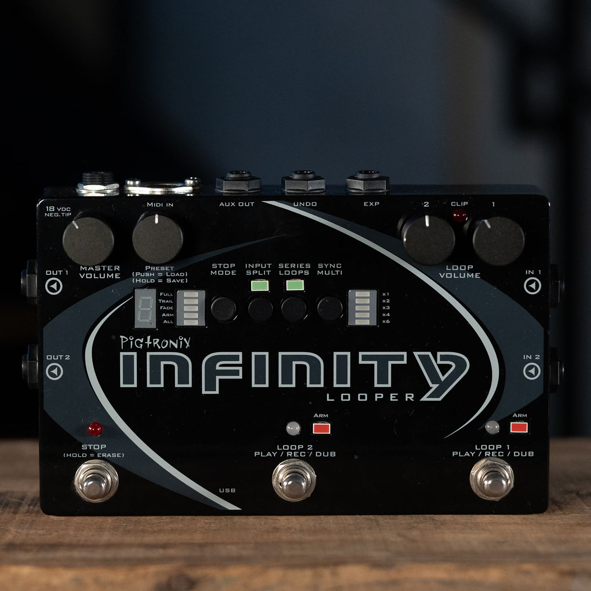 Pigtronix Infinity Looper With Footswitch - Used