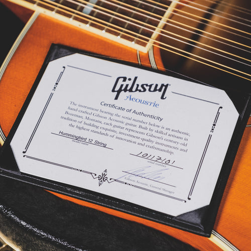 Gibson 2017 Limited Hummingbird 12 String Heritage Cherry Sunburst With OHSC - Used