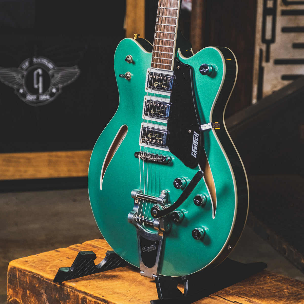 Gretsch 2015 G5622T Center Block Georgia Green, With Hard Case
