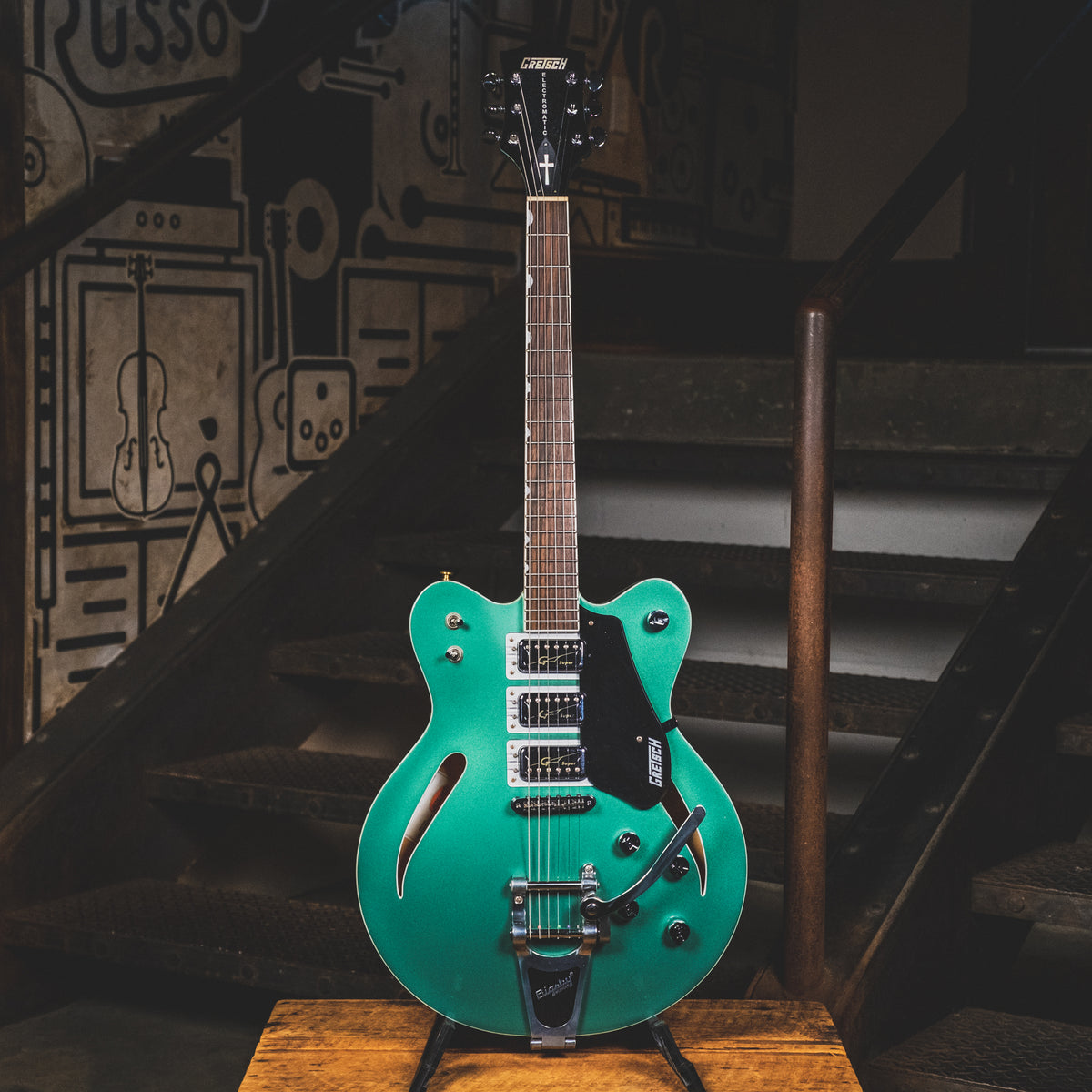 Gretsch 2015 G5622T Center Block Georgia Green, With Hard Case