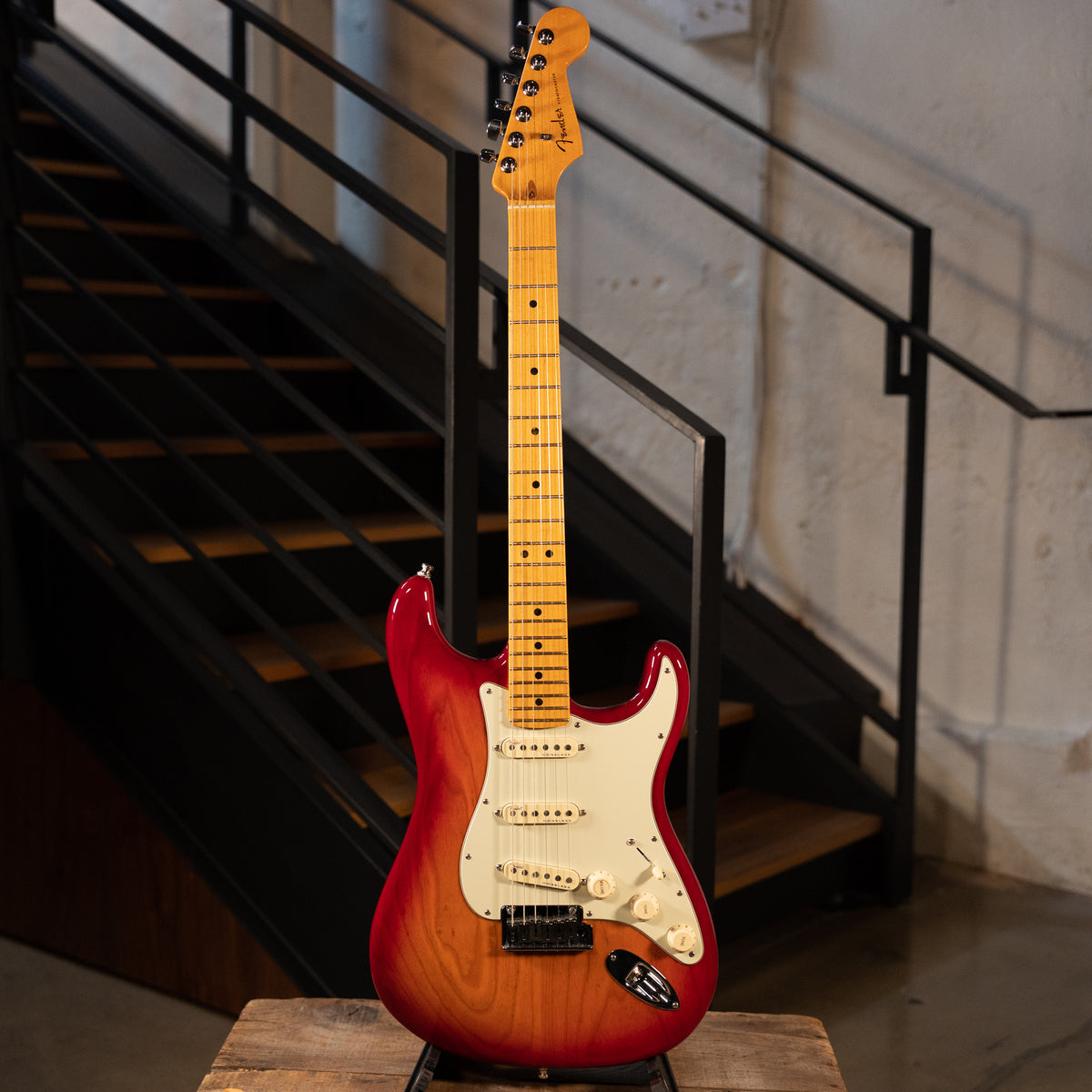 Fender 2020 American Ultra Stratocaster, Plasma Red With OHSC - Used