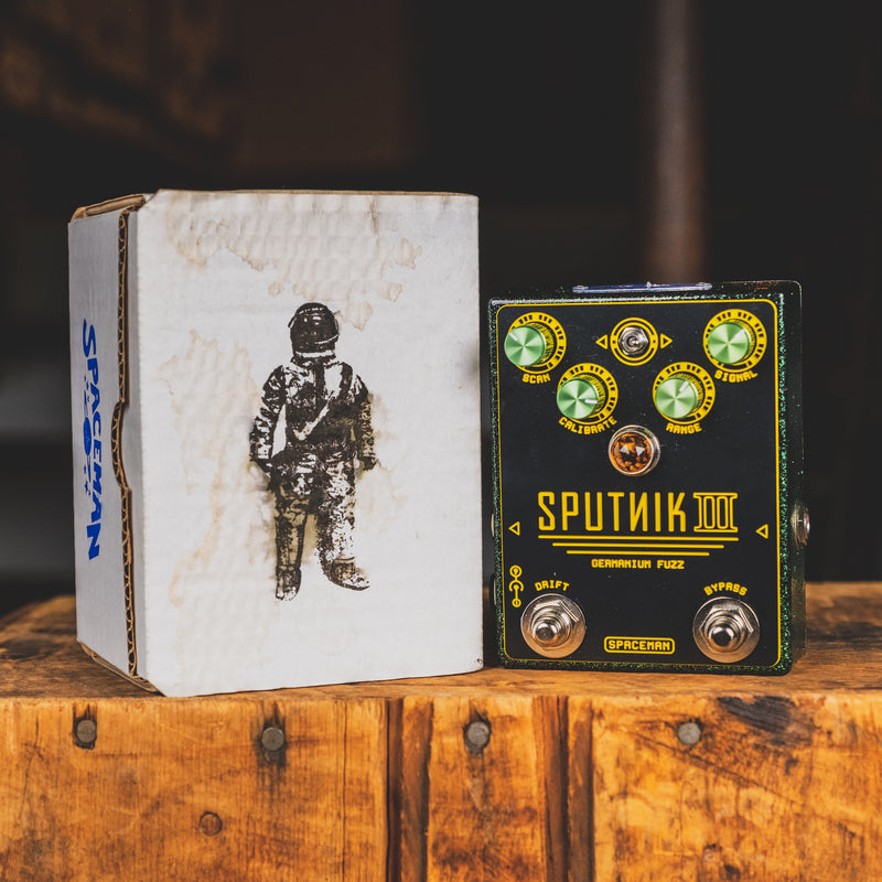 Spaceman Sputnik III Germanium Fuzz Limited Edition, Uranium Green Sparkle With Box - Used