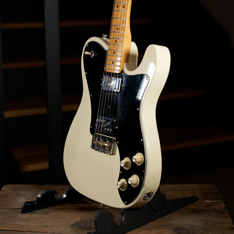 Fender 2021 American Professional II Telecaster Deluxe Electric Guitar, Olympic White With OHSC - Used