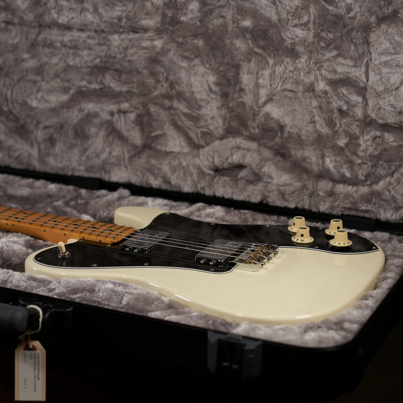 Fender 2021 American Professional II Telecaster Deluxe Electric Guitar, Olympic White With OHSC - Used