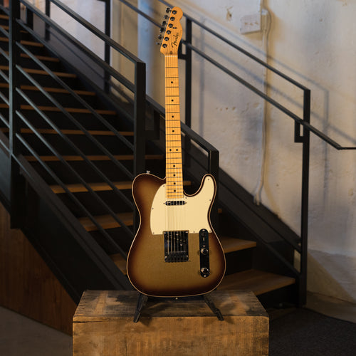 Fender 2021 American Ultra Telecaster Electric Guitar, Mocha Burst With OHSC - Used