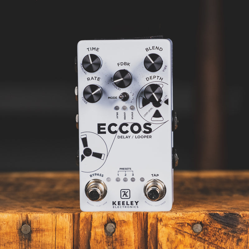 Keeley Eccos Delay & Looper Pedal With Box - Used