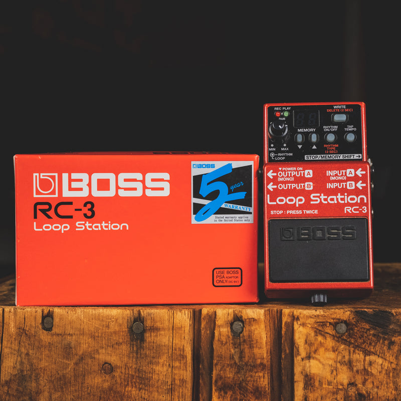 Boss RC-3 Loop Station With Box - Used