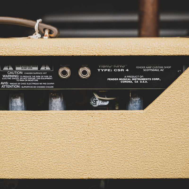 Fender 2000 Vibro King Blonde Tube Combo Guitar Amplifier - Used