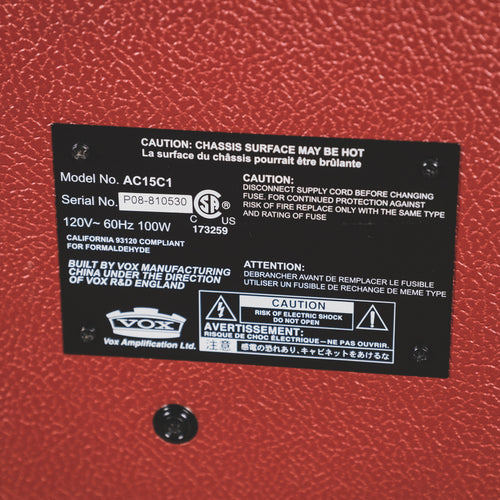 Vox AC151C1 Limited Amplifier Maroon Bronco - Used