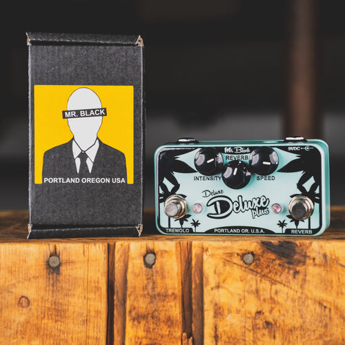 Mr Black Deluxe DeluxePlus Reverb And Tremolo Effect Pedal With Box - Used