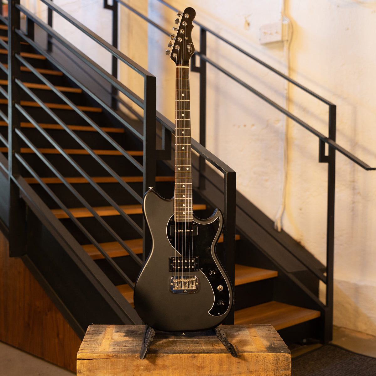 G&L 2017 Fallout USA Electric Guitar, Matte Black With OHSC - Used