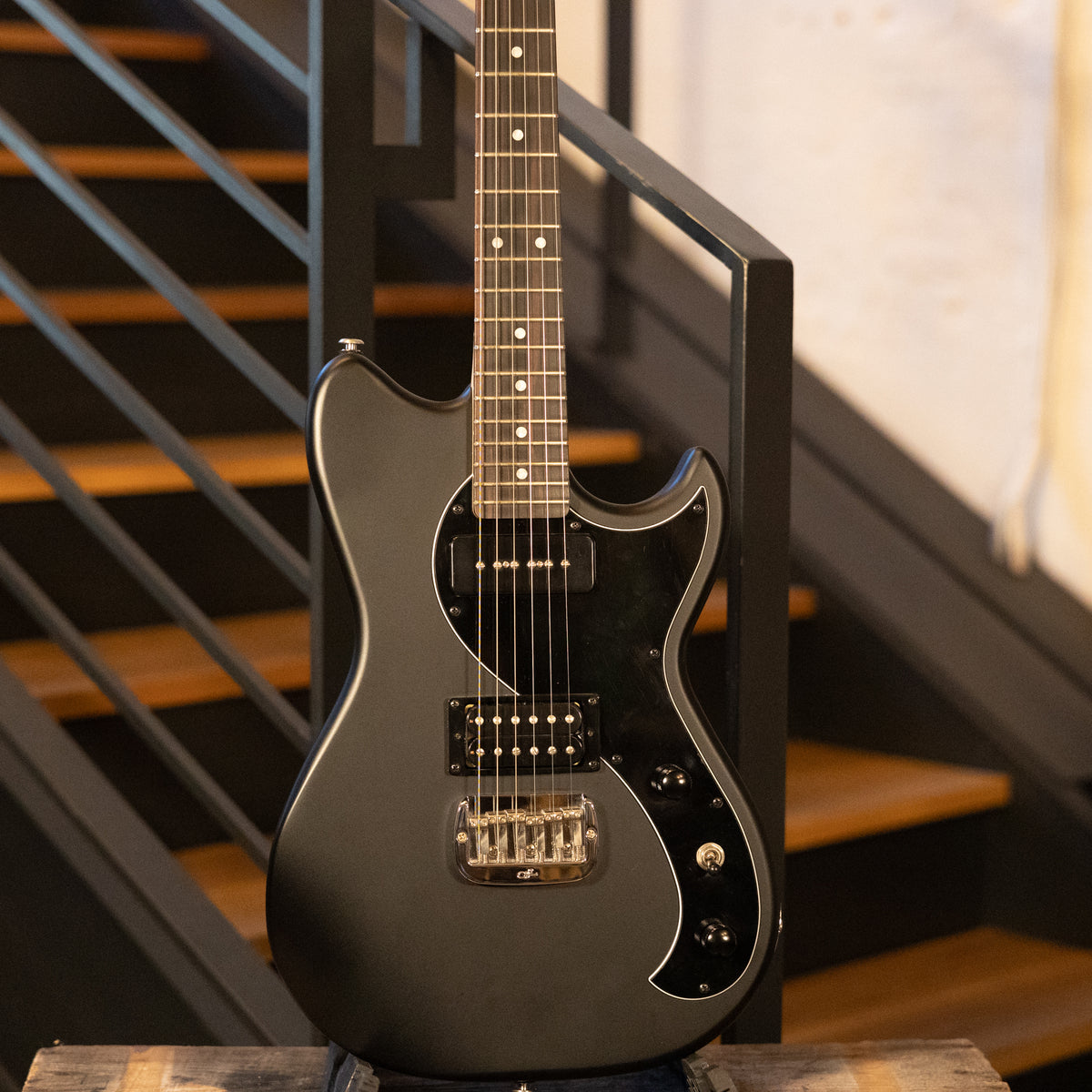 G&L 2017 Fallout USA Electric Guitar, Matte Black With OHSC - Used