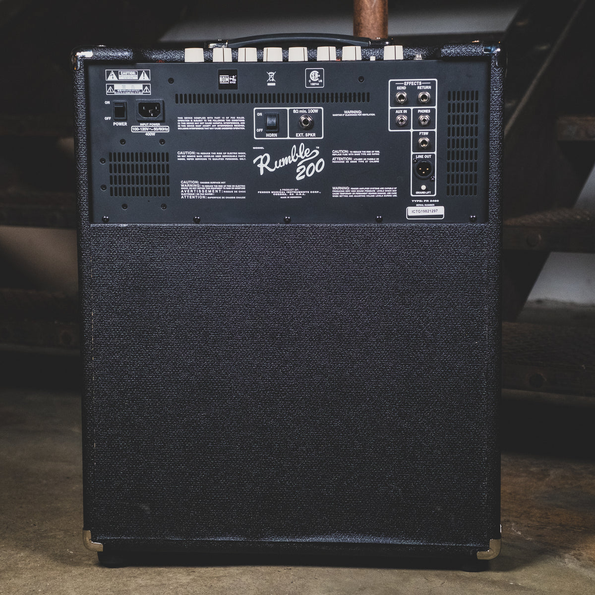 Fender 2019 Rumble 200 Bass Combo Amplifier - Used