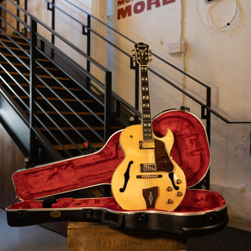 Ibanez 2019 LGB30-NT George Benson Signature Electric Guitar, Natural With OHSC - Used