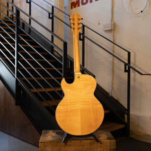 Ibanez 2019 LGB30-NT George Benson Signature Electric Guitar, Natural With OHSC - Used