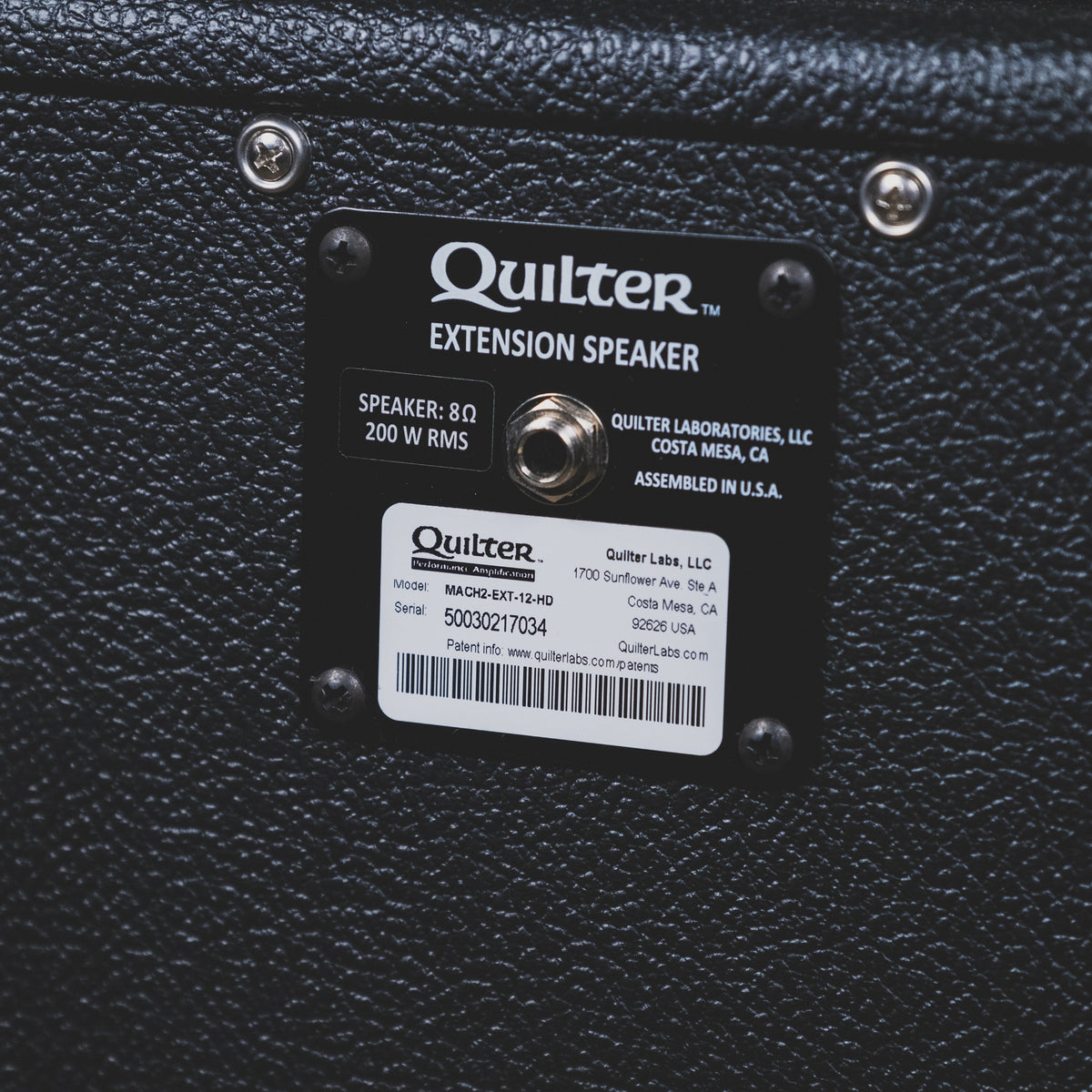 Quilter 2017 Mach 2 Head Amplifier With Two 1x12 Cabinets - Used