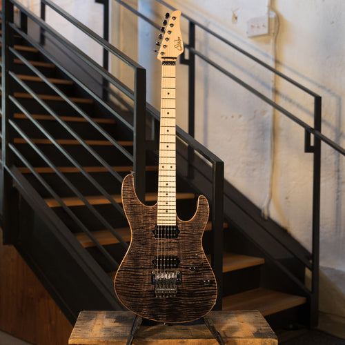 Suhr 2012 Modern Pro M6 Electric Guitar, Charcoal With OHSC - Used