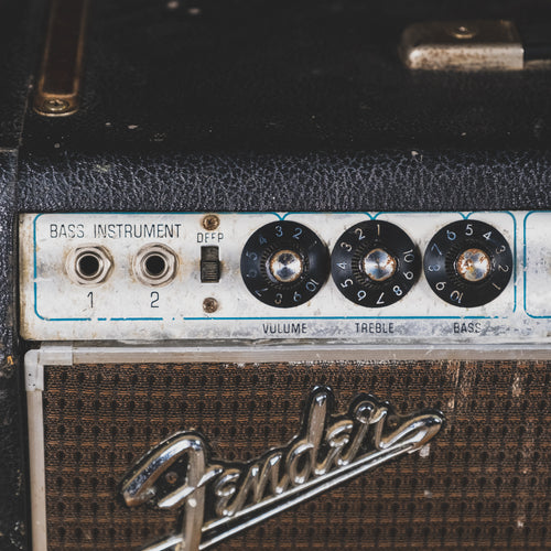 Fender 1969 Bassman Drip Edge Tube Amplifier Head - Used