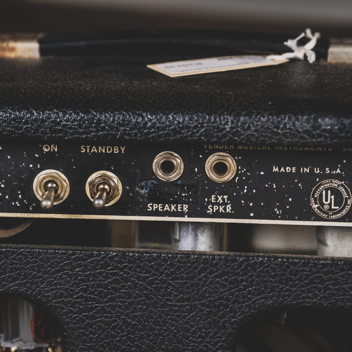 Fender 1966 Bandmaster Black Panel Tube Amplifier Head - Used