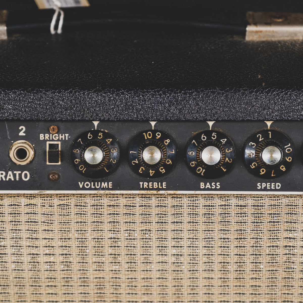 Fender 1966 Bandmaster Black Panel Tube Amplifier Head - Used