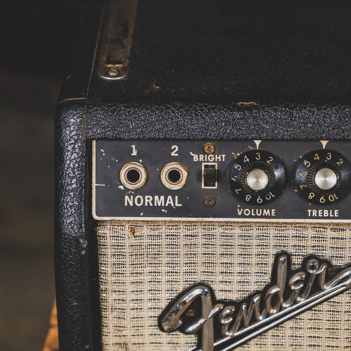 Fender 1966 Bandmaster Black Panel Tube Amplifier Head - Used