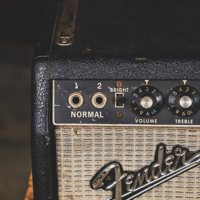 Fender 1966 Bandmaster Black Panel Tube Amplifier Head - Used