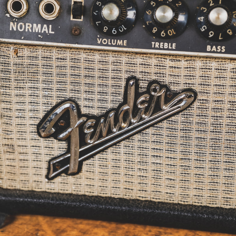 Fender 1966 Bandmaster Black Panel Tube Amplifier Head - Used